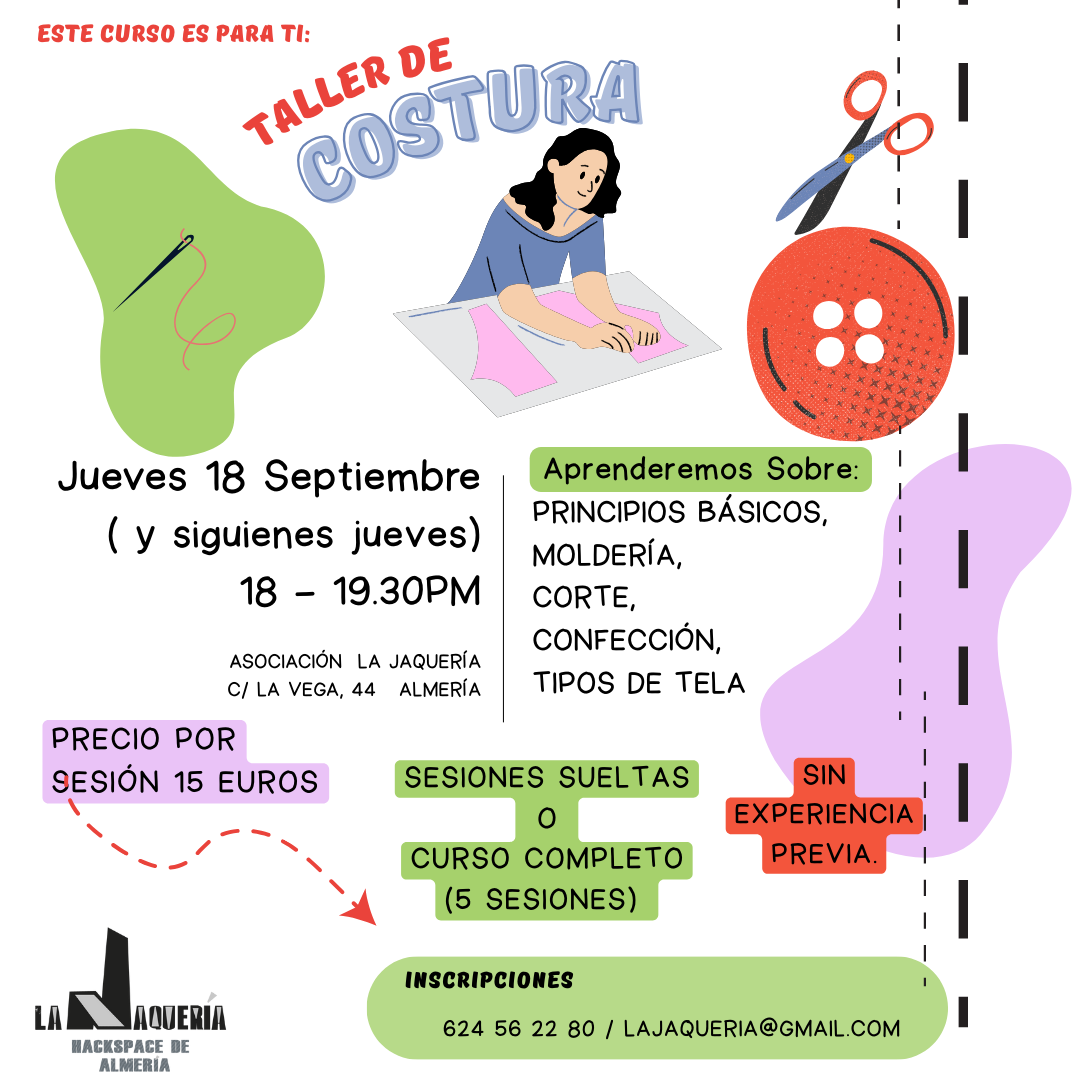taller de costura Cartel